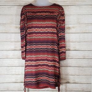 Zara Woman Boho Long Sleeve Dress size S